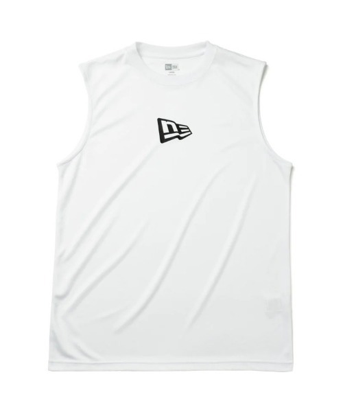 NEW ERA(ニューエラ)の「【NEW ERA】テック タンクトップ フラッグロゴ【 Performance Apparel 】(タンクトップ・メンズ・ブラック/ライム/ホワイト・L/M/XL/S)」の1枚目の写真