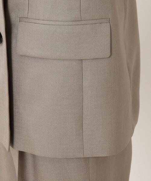 UNTITLED（アンタイトル）の「◆【SET UP】リネンライク ダブルブレストジャケット＜洗える＞（スーツジャケット・レディース・サンドベージュ/ベージュ・42/04/02/44/00/48/03/01）」の12枚目の写真