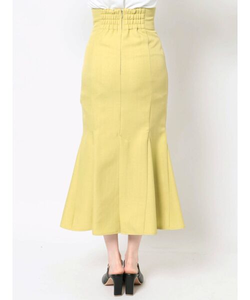 MURUA（ムルーア）の「リネンタッチハイウエストナローマーメイドスカート（スカート・レディース・ブラック/ベージュ/オリーブ/アイボリー・1/2/0）」の12枚目の写真