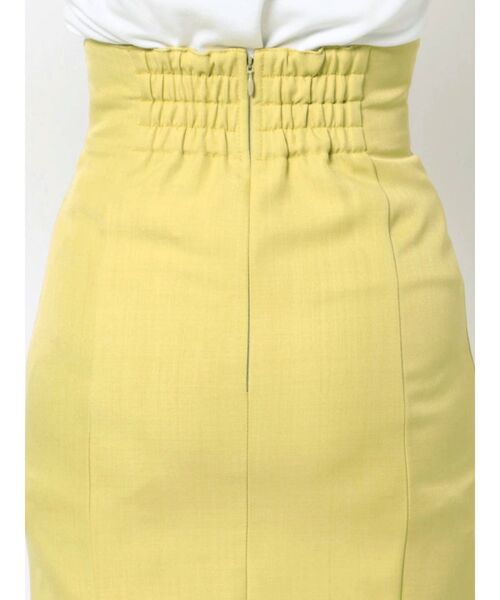 MURUA（ムルーア）の「リネンタッチハイウエストナローマーメイドスカート（スカート・レディース・ブラック/ベージュ/オリーブ/アイボリー・1/2/0）」の10枚目の写真