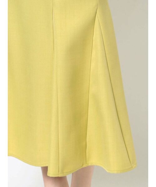 MURUA（ムルーア）の「リネンタッチハイウエストナローマーメイドスカート（スカート・レディース・ブラック/ベージュ/オリーブ/アイボリー・1/2/0）」の9枚目の写真