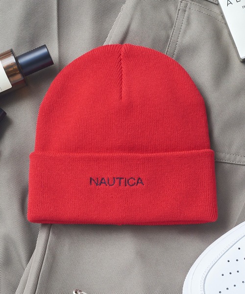 NAUTICA（ノーティカ）の「【NAUTICA】KNIT WATCH ニットキャップ　NT058（ニットキャップ/ビーニー・メンズ・ホワイト/ブラック/ネイビー/レッド・FREE）」の4枚目の写真