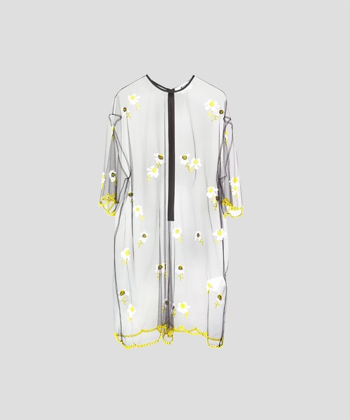 MSGM(エムエスジーエム)の「3D DAISY チュールドレス(ドレス・レディース・ブラック・38)」の5枚目の写真