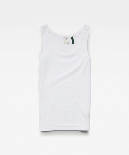 G-STAR(ジースター)の「BASIC ROUND NECK TANKTOP(タンクトップ・レディース・ホワイト/ブラック・SMALL/MEDIUM/X-SMALL)」の9枚目の写真