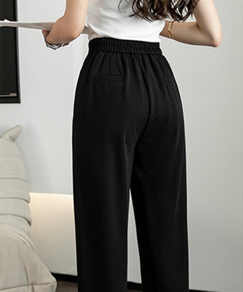 aimoha（アイモハ）の「後ろウェストゴムスラックス（スラックス・レディース・ブラック/ベージュ・SMALL/MEDIUM/LARGE/X-LARGE/XX-LARGE）」の20枚目の写真