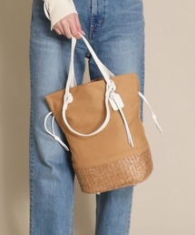 story. | 【story/ストーリー】キャンバス×カゴ2WAYバッグ(かごバッグ)