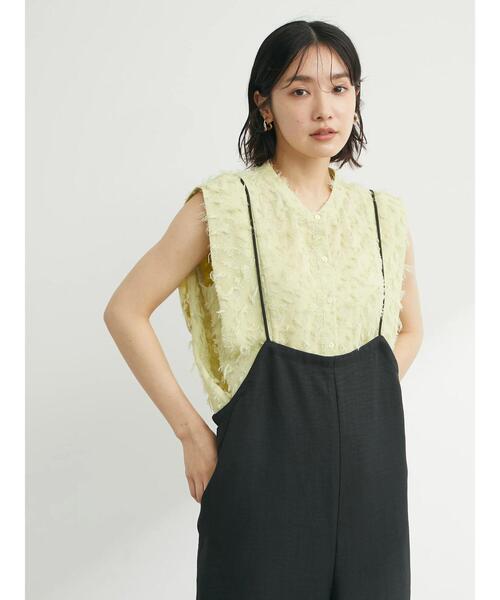 Sugar spoon（シュガースプーン）の「・SUGAR SPOON フリンジジャカードブラウス（シャツ/ブラウス・レディース・ブラック/アイボリー/イエロー・FREE）」の17枚目の写真