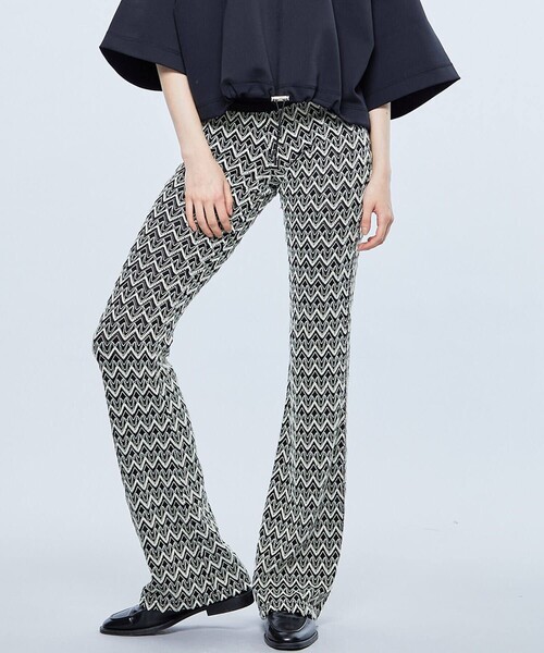 Cycle By Myob（サイクル バイ エムワイオービー）の「【Cycle By Myob】ウエスタンコスモストラウザーズ CYCLESS22-09-TP（その他パンツ・レディース・ホワイト/ブラック・FREE）」の2枚目の写真