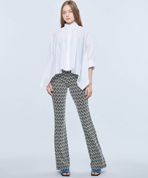 Cycle By Myob（サイクル バイ エムワイオービー）の「【Cycle By Myob】ウエスタンコスモストラウザーズ CYCLESS22-09-TP（その他パンツ・レディース・ホワイト/ブラック・FREE）」の4枚目の写真