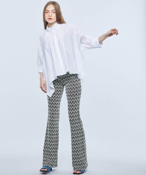 Cycle By Myob（サイクル バイ エムワイオービー）の「【Cycle By Myob】ウエスタンコスモストラウザーズ CYCLESS22-09-TP（その他パンツ・レディース・ホワイト/ブラック・FREE）」の5枚目の写真