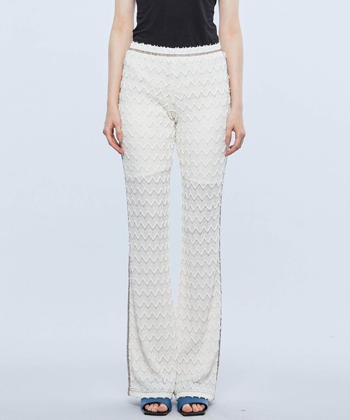 Cycle By Myob（サイクル バイ エムワイオービー）の「【Cycle By Myob】ウエスタンコスモストラウザーズ CYCLESS22-09-TP（その他パンツ・レディース・ホワイト/ブラック・FREE）」の15枚目の写真