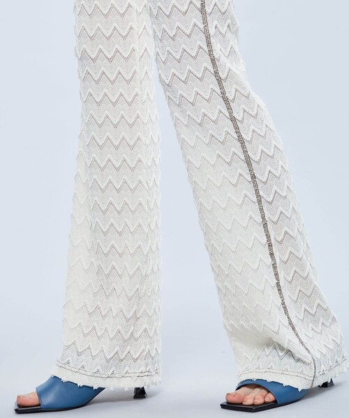 Cycle By Myob（サイクル バイ エムワイオービー）の「【Cycle By Myob】ウエスタンコスモストラウザーズ CYCLESS22-09-TP（その他パンツ・レディース・ホワイト/ブラック・FREE）」の20枚目の写真