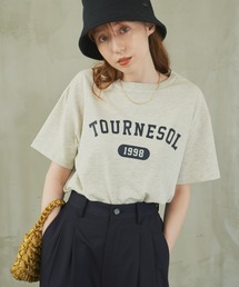 hinari | コットンアーチロゴTシャツ(Tシャツ/カットソー)