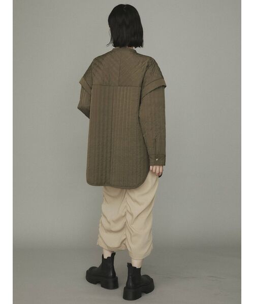 COTORICA（コトリカ）の「【THE DAYZ TOKYO】シャーリングミリタリータイトスカート【セットアップ対応】（スカート・レディース・ベージュ/カーキ・FREE）」の15枚目の写真