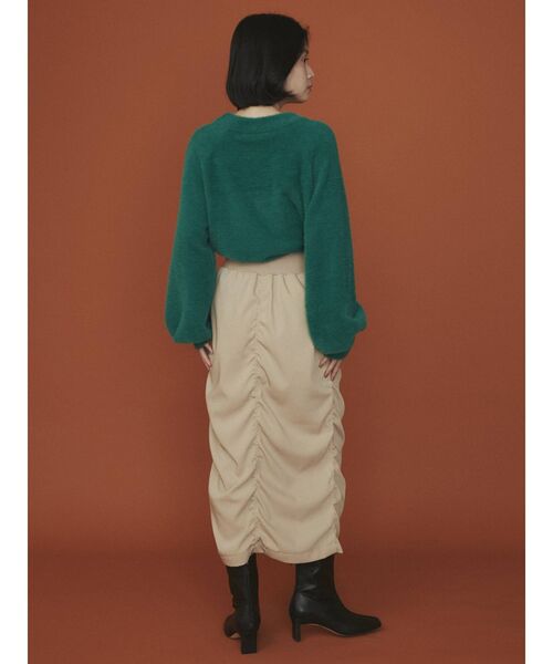 COTORICA（コトリカ）の「【THE DAYZ TOKYO】シャーリングミリタリータイトスカート【セットアップ対応】（スカート・レディース・ベージュ/カーキ・FREE）」の19枚目の写真