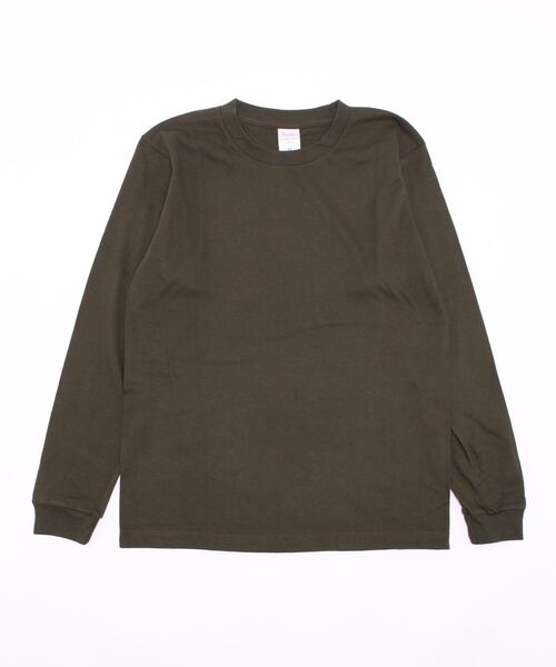 Printstar(プリントスター)の「Printstar / 5.6オンス ヘビーウェイトLS-Tシャツ(+リブ) / 00110-CLL(Tシャツ/カットソー・レディース・ホワイト/ブラック/ネイビー/グレー/カーキ/アイボリー・SMALL/MEDIUM/LARGE/X-LARGE/XX-LARGE/X-SMALL)」の9枚目の写真