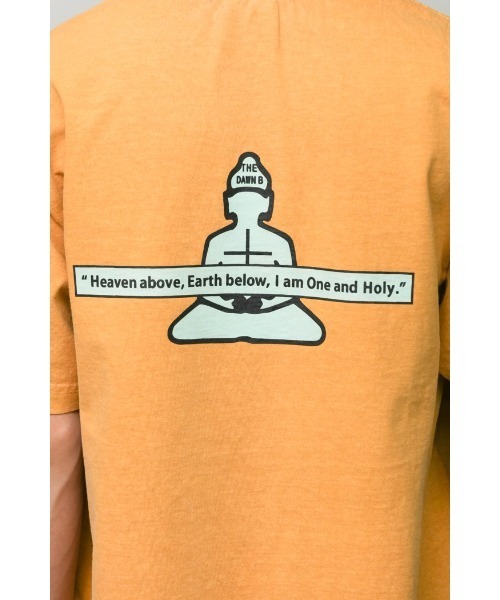 THE DAWN B(ダウンビー)の「【The Dawn B】HAVEN ABOVE(Tシャツ/カットソー・メンズ・イエロー/ホワイト・M/XL/L)」の7枚目の写真