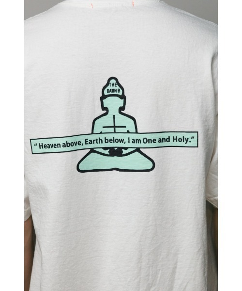 THE DAWN B(ダウンビー)の「【The Dawn B】HAVEN ABOVE(Tシャツ/カットソー・メンズ・イエロー/ホワイト・M/XL/L)」の13枚目の写真