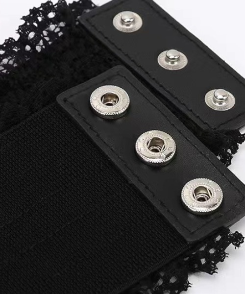 almo（アルモ）の「ﾚｰｽ編み上ﾍﾞﾙﾄ【YC】（ベルト・レディース・ホワイト/ブラック/キャメル・FREE）」の4枚目の写真