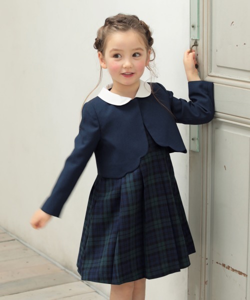 devirock（デビロック）の「フォーマル ドレス 2点セット（スーツセット・キッズ・ブラック/ネイビー/その他1/その他2・100cm/110cm/120cm/130cm）」の4枚目の写真