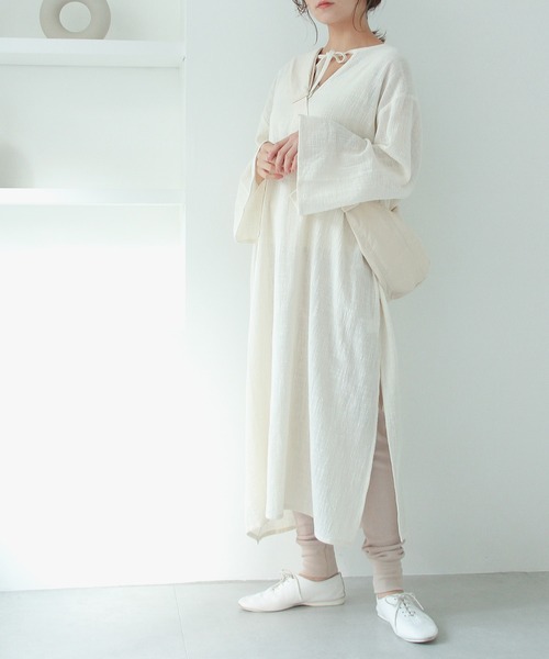 Crisp（クリスプ）の「ミリタリーワッフルレギンス（レギンス/スパッツ・レディース・ベージュ/アイボリー・FREE）」の18枚目の写真