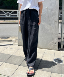 Rouge vif | フレンチリネンイージーパンツ(その他パンツ)