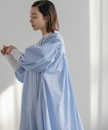 【e/rm】ロングカフスハイネックワンピース　157774