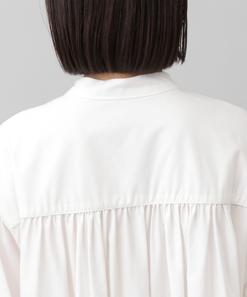 e/rm（イーアールエム）の「【e/rm】ロングカフスハイネックワンピース　157774（ワンピース・レディース・アイボリー/グリーン系その他4/ネイビー/ライトブルー・FREE）」の6枚目の写真