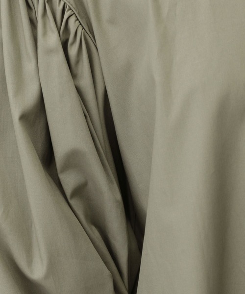 e/rm（イーアールエム）の「【e/rm】ロングカフスハイネックワンピース　157774（ワンピース・レディース・アイボリー/グリーン系その他4/ネイビー/ライトブルー・FREE）」の11枚目の写真