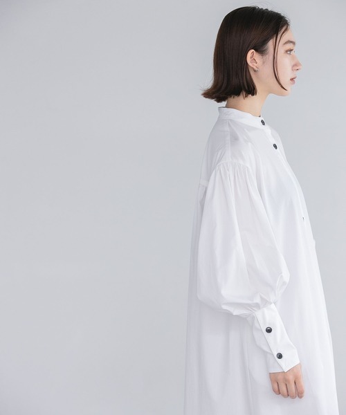e/rm ロングカフスハイネックワンピース e/rm（イーアールエム）の「【e/rm】ロングカフスハイネック