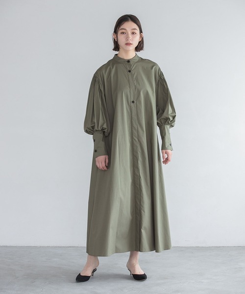 e/rm ロングカフスハイネックワンピース e/rm（イーアールエム）の「【e/rm】ロングカフスハイネック