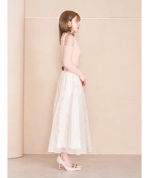 Darich(ダーリッチ)の「オープンショルダーシャギーニットトップス(ニット/セーター・レディース・ブラック/ミント/アイボリー/ピンク・FREE)」の13枚目の写真