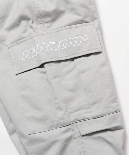 RIPNDIP(リップンディップ)の「RIPNDIP/リップンディップ Peeking Nermal Cargo Pants カーゴパンツ(カーゴパンツ・メンズ・グレー・XL/L/M)」の10枚目の写真