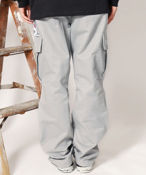 RIPNDIP(リップンディップ)の「RIPNDIP/リップンディップ Peeking Nermal Cargo Pants カーゴパンツ(カーゴパンツ・メンズ・グレー・XL/L/M)」の4枚目の写真
