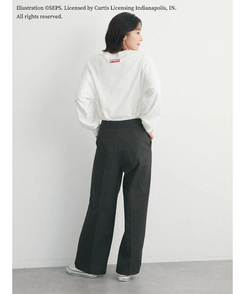 Green　Parks（グリーンパークス）の「TSEP フレンズプリントロンT＊（Tシャツ/カットソー・レディース・オフホワイト・FREE）」の22枚目の写真