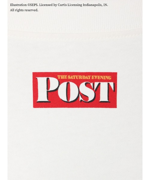 Green　Parks（グリーンパークス）の「TSEP フレンズプリントロンT＊（Tシャツ/カットソー・レディース・オフホワイト・FREE）」の16枚目の写真