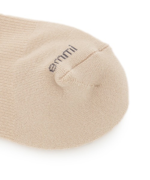 emmi（エミ）の「【emmi atelier】emmiソックス（ソックス/靴下・レディース・ベージュ/グレー・FREE）」の4枚目の写真