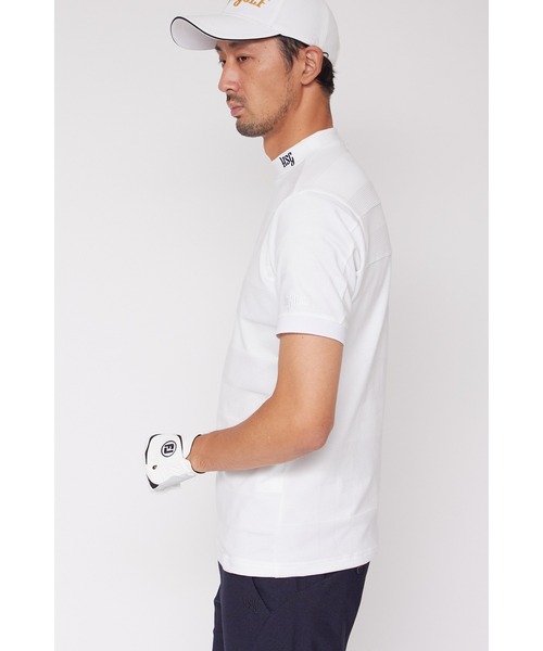 TORNADO MART(トルネードマート)の「HIGH ST. GOLF∴リンクスボーダーモックネックシャツ <AdE>(Tシャツ/カットソー・メンズ・ネイビー/ホワイト・M/L/LL/S)」の5枚目の写真