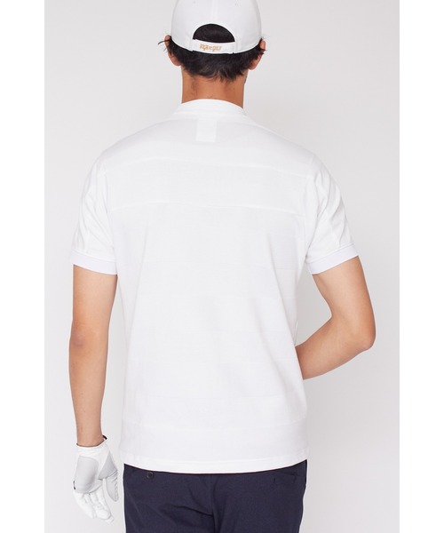 TORNADO MART(トルネードマート)の「HIGH ST. GOLF∴リンクスボーダーモックネックシャツ <AdE>(Tシャツ/カットソー・メンズ・ネイビー/ホワイト・M/L/LL/S)」の6枚目の写真