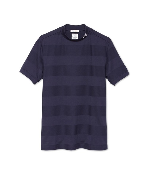 TORNADO MART(トルネードマート)の「HIGH ST. GOLF∴リンクスボーダーモックネックシャツ <AdE>(Tシャツ/カットソー・メンズ・ネイビー/ホワイト・M/L/LL/S)」の11枚目の写真