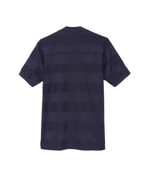 TORNADO MART(トルネードマート)の「HIGH ST. GOLF∴リンクスボーダーモックネックシャツ <AdE>(Tシャツ/カットソー・メンズ・ネイビー/ホワイト・M/L/LL/S)」の12枚目の写真