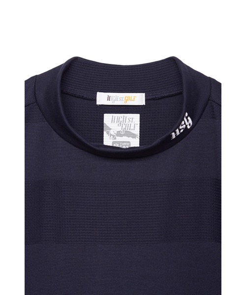 TORNADO MART(トルネードマート)の「HIGH ST. GOLF∴リンクスボーダーモックネックシャツ <AdE>(Tシャツ/カットソー・メンズ・ネイビー/ホワイト・M/L/LL/S)」の13枚目の写真