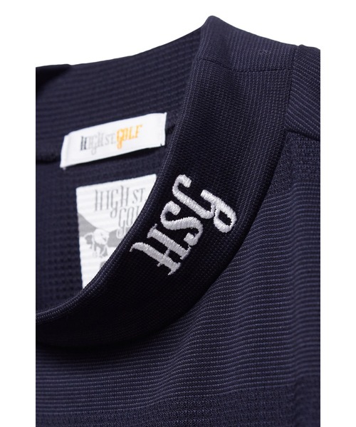 TORNADO MART(トルネードマート)の「HIGH ST. GOLF∴リンクスボーダーモックネックシャツ <AdE>(Tシャツ/カットソー・メンズ・ネイビー/ホワイト・M/L/LL/S)」の15枚目の写真