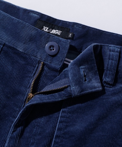 XLARGE（エクストララージ）の「CORDUROY BAKER PANTS（チノパンツ・メンズ・グレー/バーガンディー/ブルー・30inch/32inch/34inch/36inch）」の5枚目の写真
