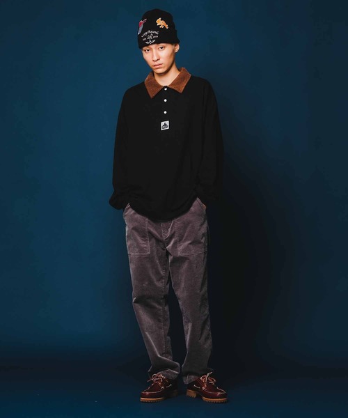 XLARGE（エクストララージ）の「CORDUROY BAKER PANTS（チノパンツ・メンズ・グレー/バーガンディー/ブルー・30inch/32inch/34inch/36inch）」の16枚目の写真