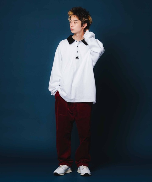 XLARGE（エクストララージ）の「CORDUROY BAKER PANTS（チノパンツ・メンズ・グレー/バーガンディー/ブルー・30inch/32inch/34inch/36inch）」の19枚目の写真