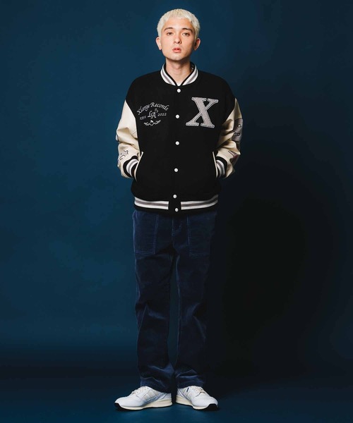 XLARGE（エクストララージ）の「CORDUROY BAKER PANTS（チノパンツ・メンズ・グレー/バーガンディー/ブルー・30inch/32inch/34inch/36inch）」の14枚目の写真