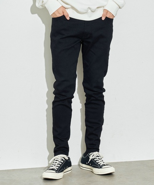 Lee（リー）の「X-LINE　スキニーパンツ（デニムパンツ・メンズ・パープル/インディゴブルー/ブラック系その他/グリーン/ブルー/ホワイト/レッド/グレー系その他・X-SMALL/MEDIUM/LARGE/X-LARGE/SMALL）」の3枚目の写真