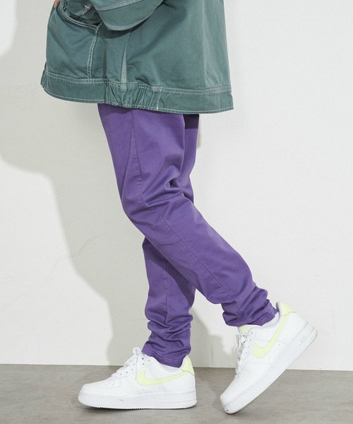 Lee（リー）の「X-LINE　スキニーパンツ（デニムパンツ・メンズ・パープル/インディゴブルー/ブラック系その他/グリーン/ブルー/ホワイト/レッド/グレー系その他・X-SMALL/MEDIUM/LARGE/X-LARGE/SMALL）」の7枚目の写真