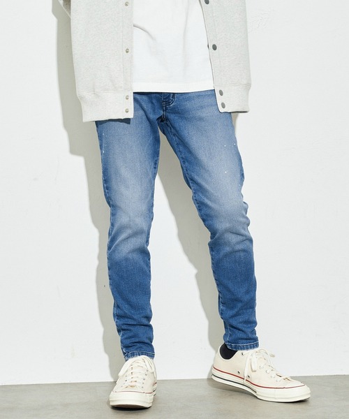 Lee（リー）の「X-LINE　スキニーパンツ（デニムパンツ・メンズ・パープル/インディゴブルー/ブラック系その他/グリーン/ブルー/ホワイト/レッド/グレー系その他・X-SMALL/MEDIUM/LARGE/X-LARGE/SMALL）」の6枚目の写真